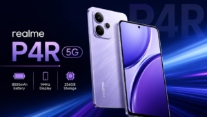 Realme P4R 5G Price Leaked! 8000mAh Battery, 256GB Storage आणि 144Hz Display सह धमाकेदार एंट्री